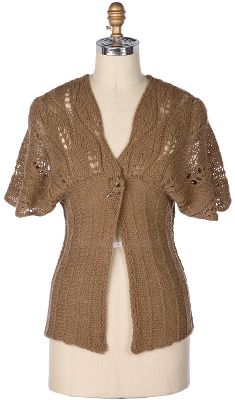 openwork dolman cardigan