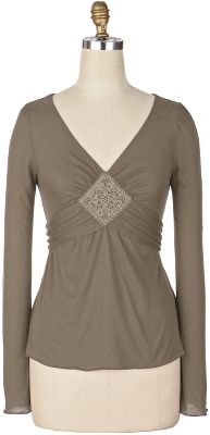 danya tie-back blouse