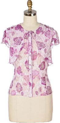 pink camellia blouse