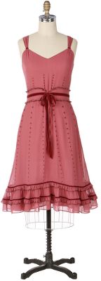 fraise silk dress