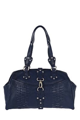 leather plaits satchel