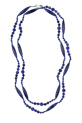 lapis bead necklace