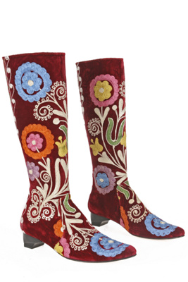 turkish delight embroidered boots