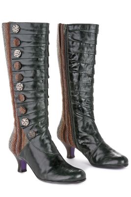 seamstress button boots