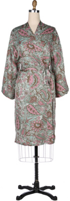 flower tea robe