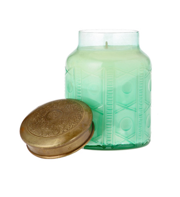 Capri Candle in a Jar :  tabletop decor candle holder candle