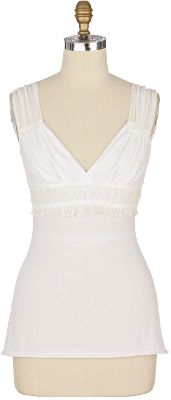 lila surplice top