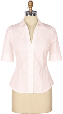 hourglass button-up