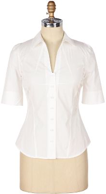 hourglass button-up