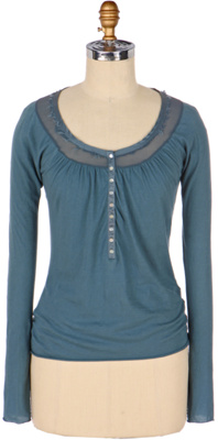 Anthropologie - :  blue blouse find steal splurge