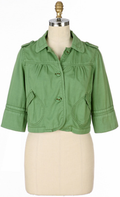 katydid cropped jacket