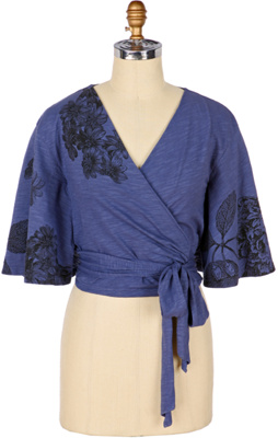 cropped kimono wrap