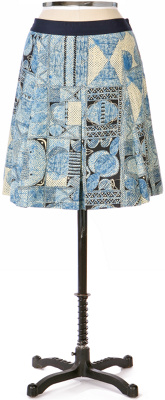 blue reflection skirt