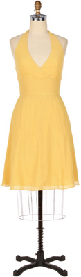 bee hive halter dress