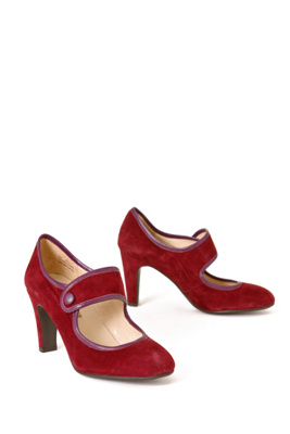 Anthropologie - heliotrope mary janes from anthropologie.com