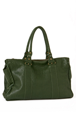 Anthropologie - Sectional Carry-all :  handbag purse green fall