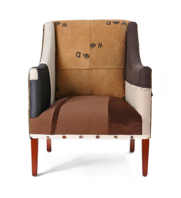 Bertram chair :  southwestern multi-fabric bertram chair seating