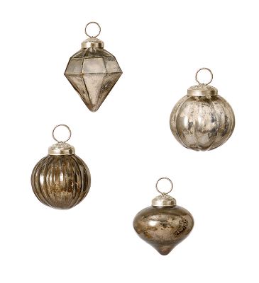 mercury glass ornaments