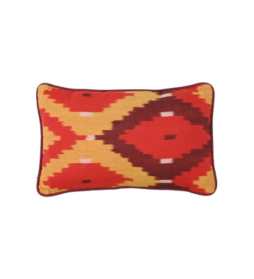 ikat accent pillow