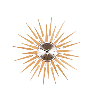 sunburst clock