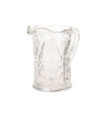 Anthropologie - milk thistle pitcher :  thistle home glass decor