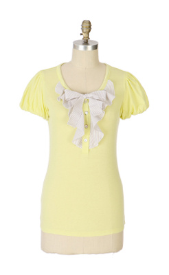 flirty ruffle tee