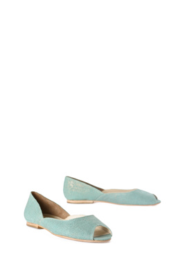 Anthropologie - :  blue peep toe robins egg blue shoes