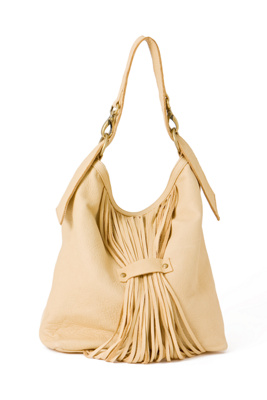 fringed bucket bag