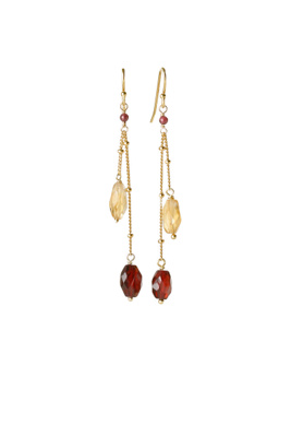 Anthropologie - :  gemstones gold earrings jewelry