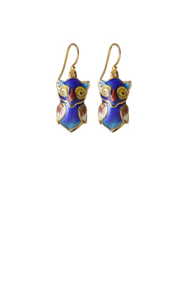 wise owl earrings