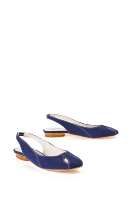 blue warbler slingbacks