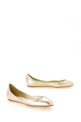 gold shoes