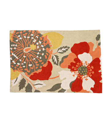 Anthropologie - :  floral home accents home decor rug