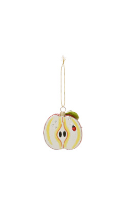 Jeweled Fruit Ornament, Apple