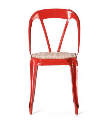 Anthropologie - :  home chair furniture red