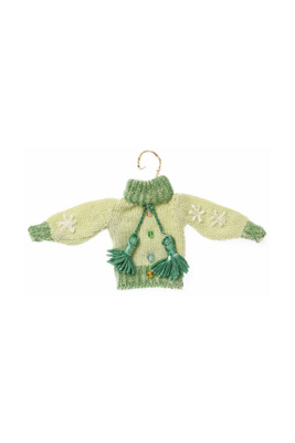 Green Turtleneck Ornament