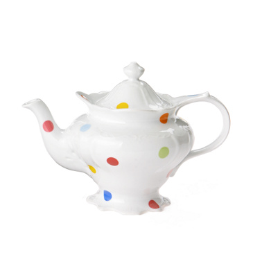 Anthropologie - :  teapot porcelain pokadots anthropologie