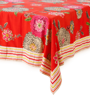Anthropologie - :  tablecloth dahlias