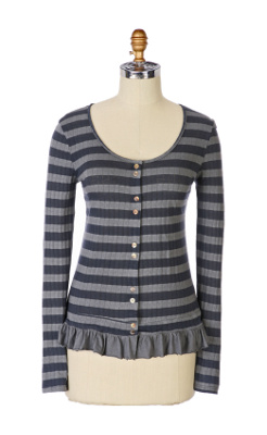 Different Stripe Cardigan