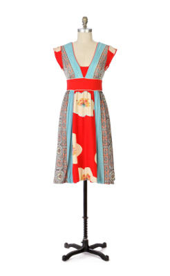 Secret Joy Dress - Anthropologie.com :  floral dress boho ricrac