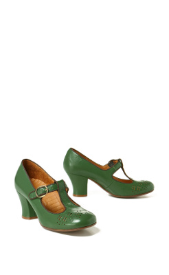 Absinthe Heels - Anthropologie.com :  buckle anthropologie retro heels