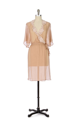 Mae & Bette Dressing Gown - Anthropologie.com :  pink anthropologie gown retro