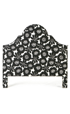 Ardenne Headboard, Black Blossom - Anthropologie.com from anthropologie.com