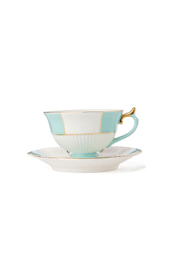 Colorblocked Cup & Saucer - Anthropologie.com :  coffee cups