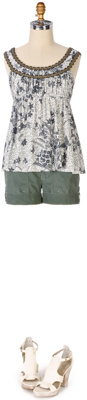 Anthropologie - :  blouse apparel design denim