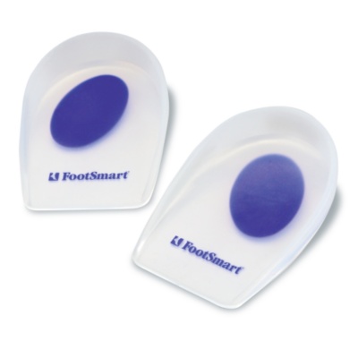 FootSmart Dual-Density Gel Heel Cups, Pair