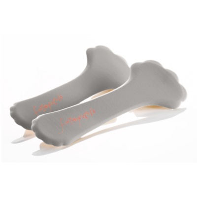 Foot Petals Killer Kushionz, Pair silver rose