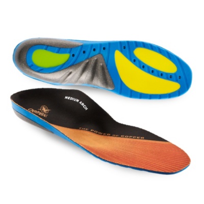 Aetrex Mens Custom Select Insoles - Medium Arch, Pair
