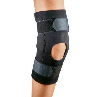 Wraparound Neoprene Hinged Knee Brace, Each