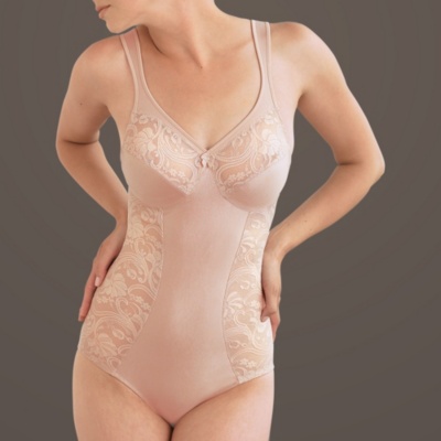 Glamorise Elegance Lacy Body Briefer - 30841